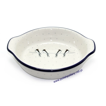 Salaterka / Zapiek z uchwytami Ø20,5cm dek. U4831X Jaskółki